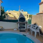 Moradia T3 Aguia Marina, Com Piscina E Bbq Αλμπουφέιρα