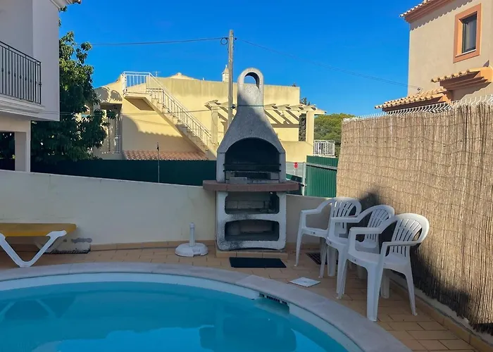 Moradia T3 Aguia Marina, Com Piscina E Bbq Albufeira
